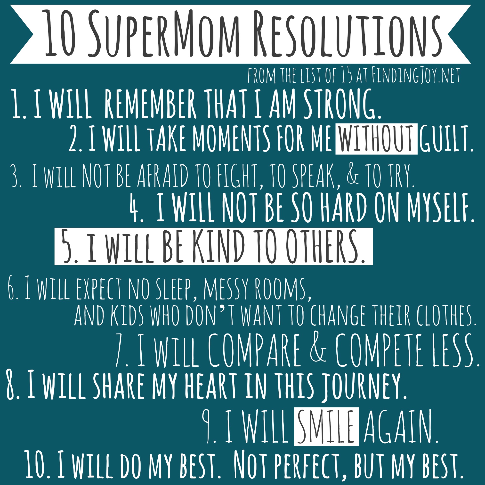 10SuperMomResolutions